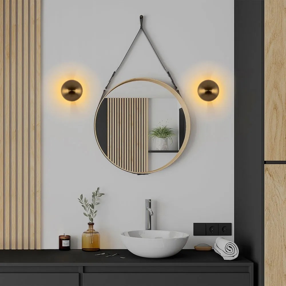 Kinkiet w kolorze brązu ø 16 cm Fungal – Opviq lights