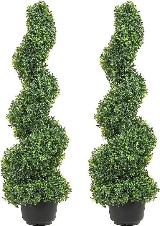 Sztuczna Roślina, SucceBuy 90 cm Sztuczne Drzewo Topiary, Sztuczna Roślina, Wymienne Liście, Wystrój Domu
