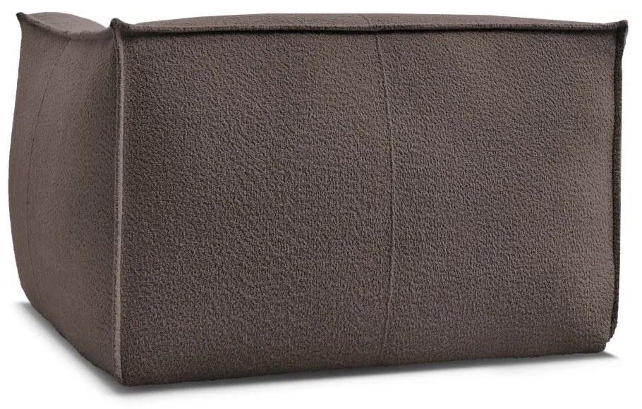 Brązowy fotel z materiału bouclé Giorgia – Bobochic Paris