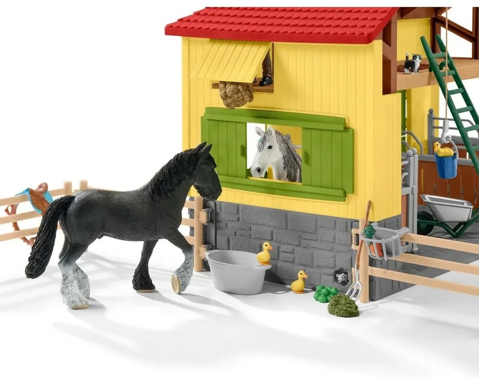 Schleich 42485 Stajnia z akcesoriami, 60 x 40 x 29,5 cm