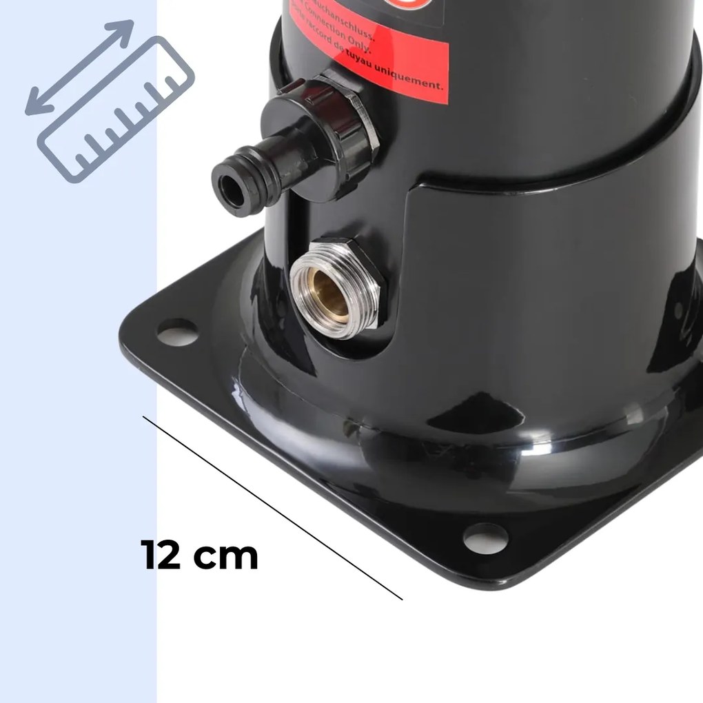 Prysznic solarny DELFINA, 20l, czarna Jurhan