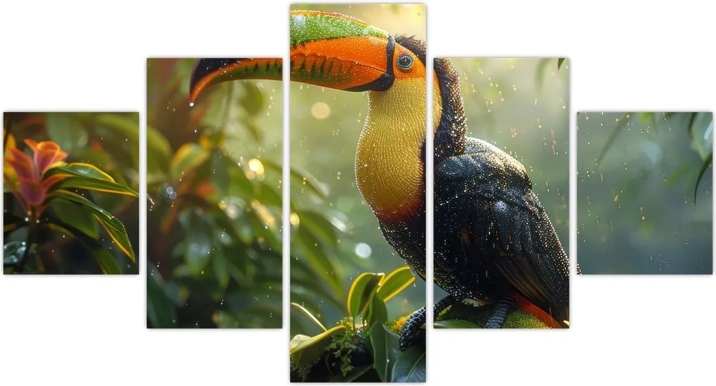 Obraz - Tukan (125x70 cm)