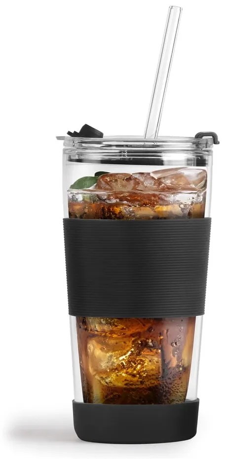 Czarny kubek termiczny 600 ml Fuori – Vialli Design