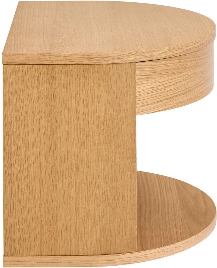 Szafka nocna w dekorze dębu w jasnym naturalnym kolorze Paron – Actona