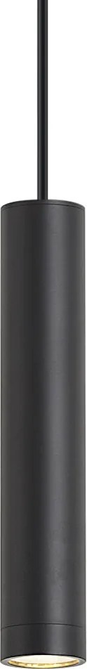 Designerska lampa wisząca czarna GU10 50mm IP44 - Tuba