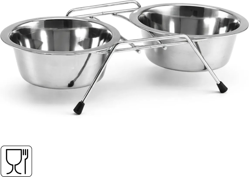 Metalowa miska dla psów DUO PETZ Ø 17 cm