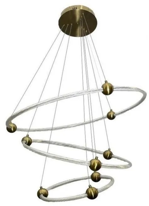 LED regulowany żyrandol na linkę LED/45W/230V 3000-6500K + DO