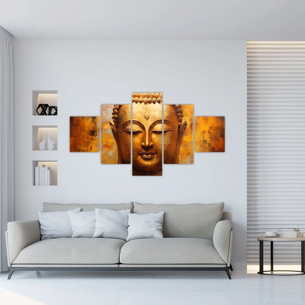 Obraz - Budda, obraz olejny (125x70 cm)
