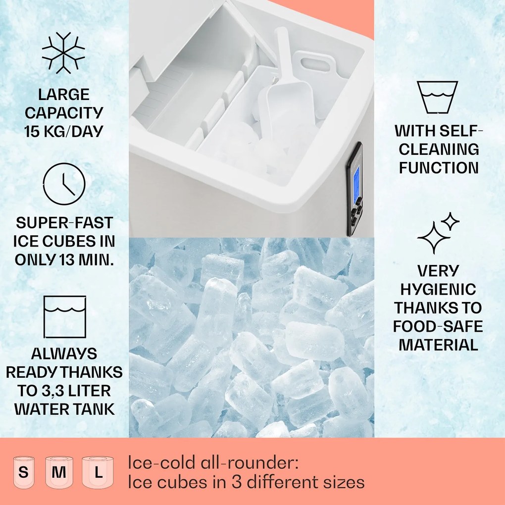 Klarstein Mr. Silver-Frost Kostkarka do lodu