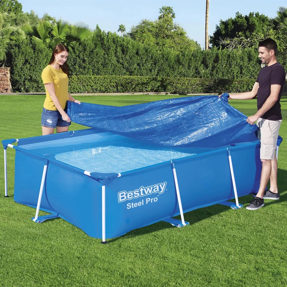 Przykrycie na basen stelażowy 259 x 170 cm BESTWAY
