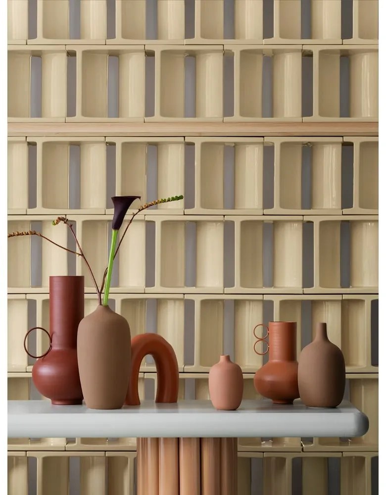 Ceramiczny wazon w kolorze terakoty (wysokość 12 cm) Kagetsu – Blomus