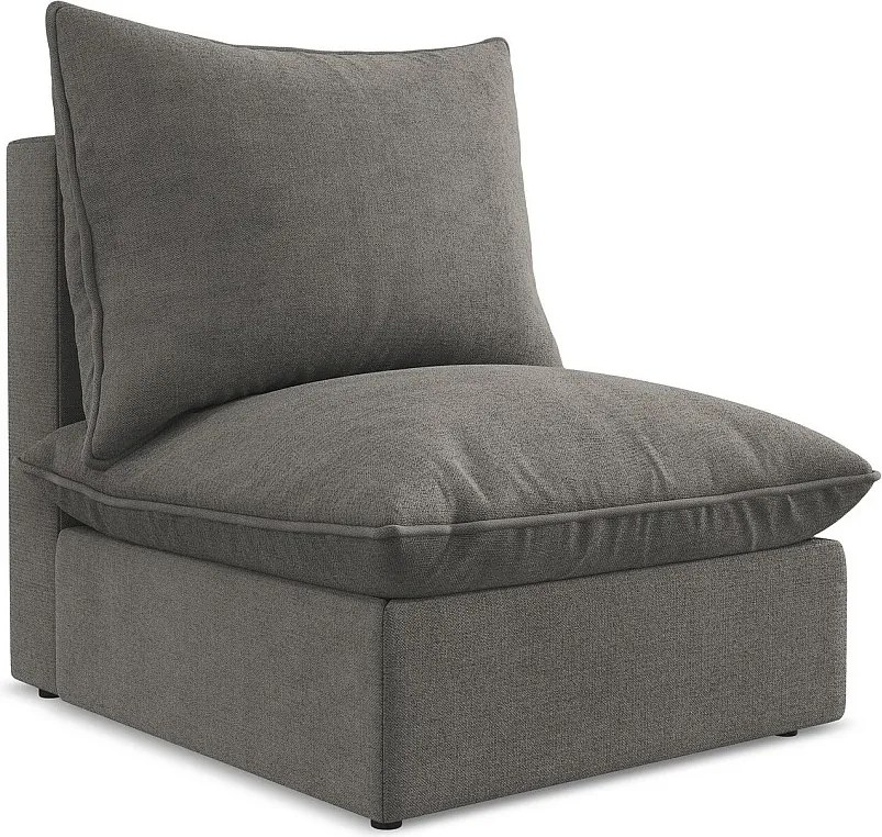 Moduł - z tkaniny strukturalnej - ciemny szary - MANAO