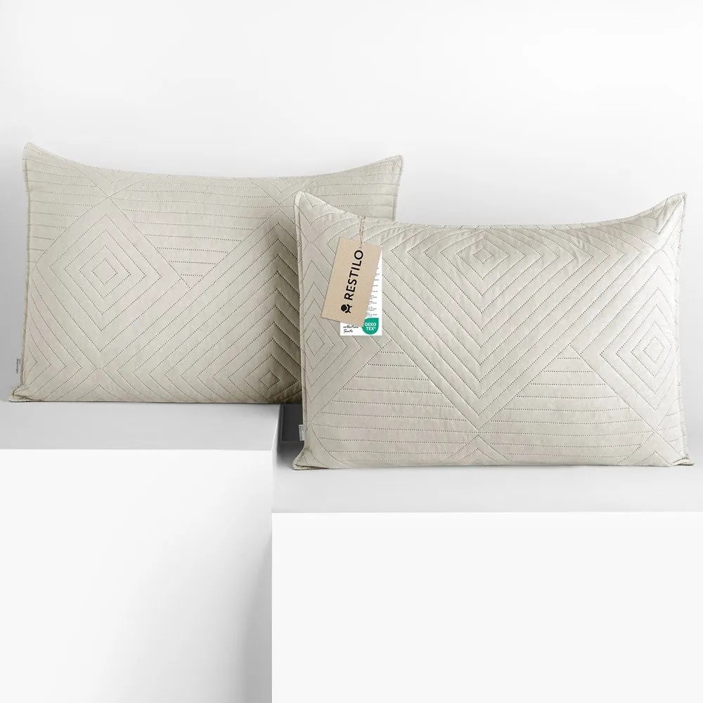 Poszewki na poduszki zestaw 2 szt. z mikrowłókna 50x70 cm Softa – Restilo