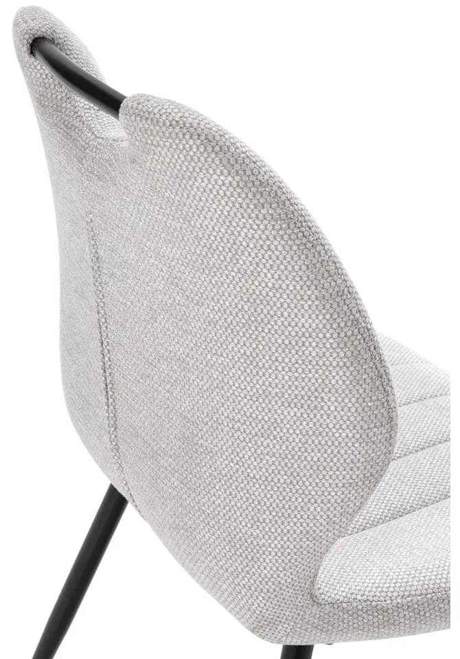 Jasnoszare krzesła zestaw 4 szt. Muli – Marckeric