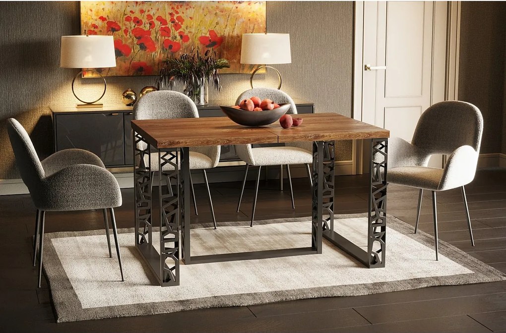 Stół rozkładany EWEREST MAX 130(330)x85 dąb stirling