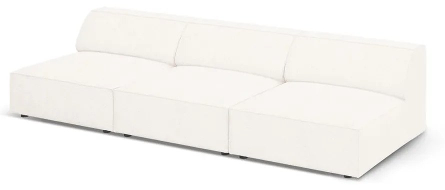 Kremowa sofa z materiału bouclé 240 cm Jodie – Micadoni Home