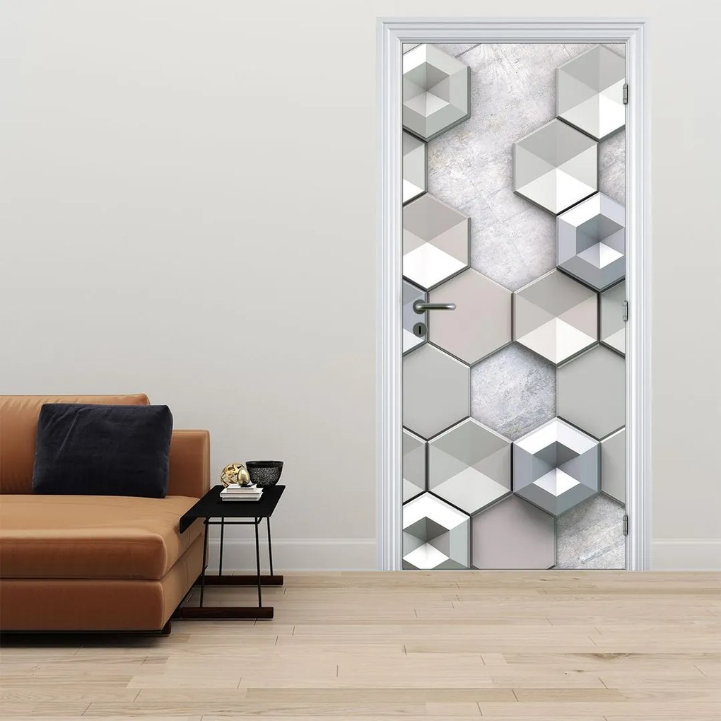 Fototapeta na drzwi - Abstrakcja 3D (95x205cm)