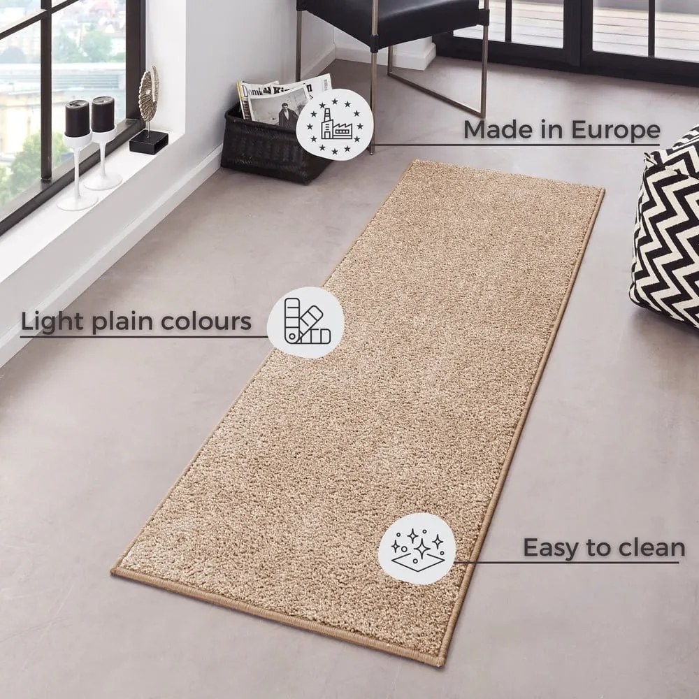 Beżowy chodnik Hanse Home Pure, 80x300 cm