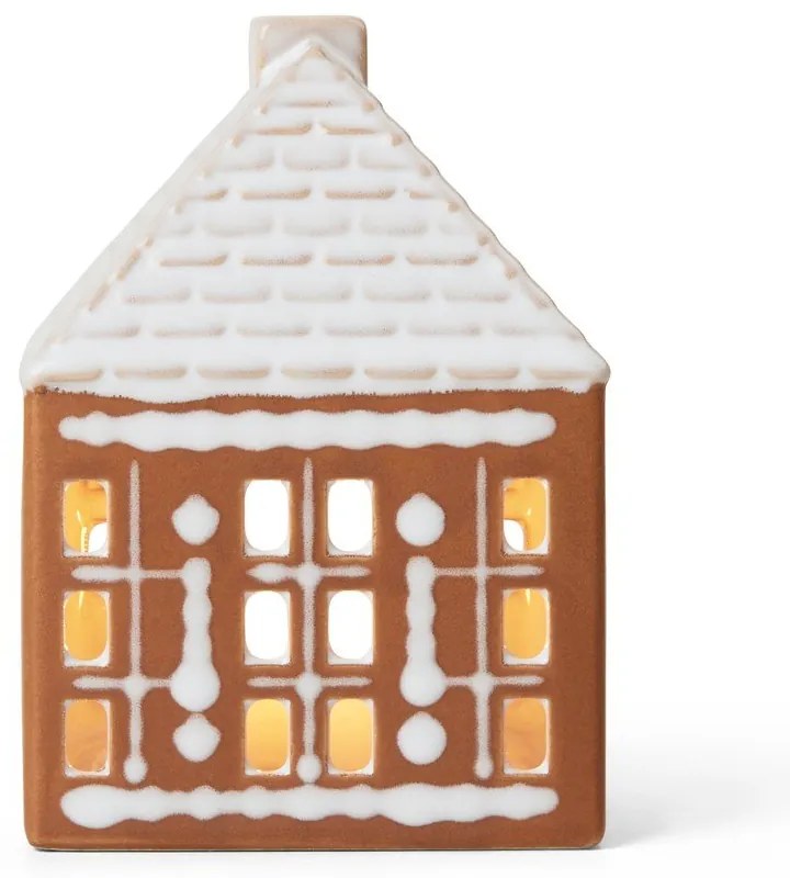 Ceramiczny świecznik na świeczkę typu tealight Gingerbread Lighthouse – Kähler Design
