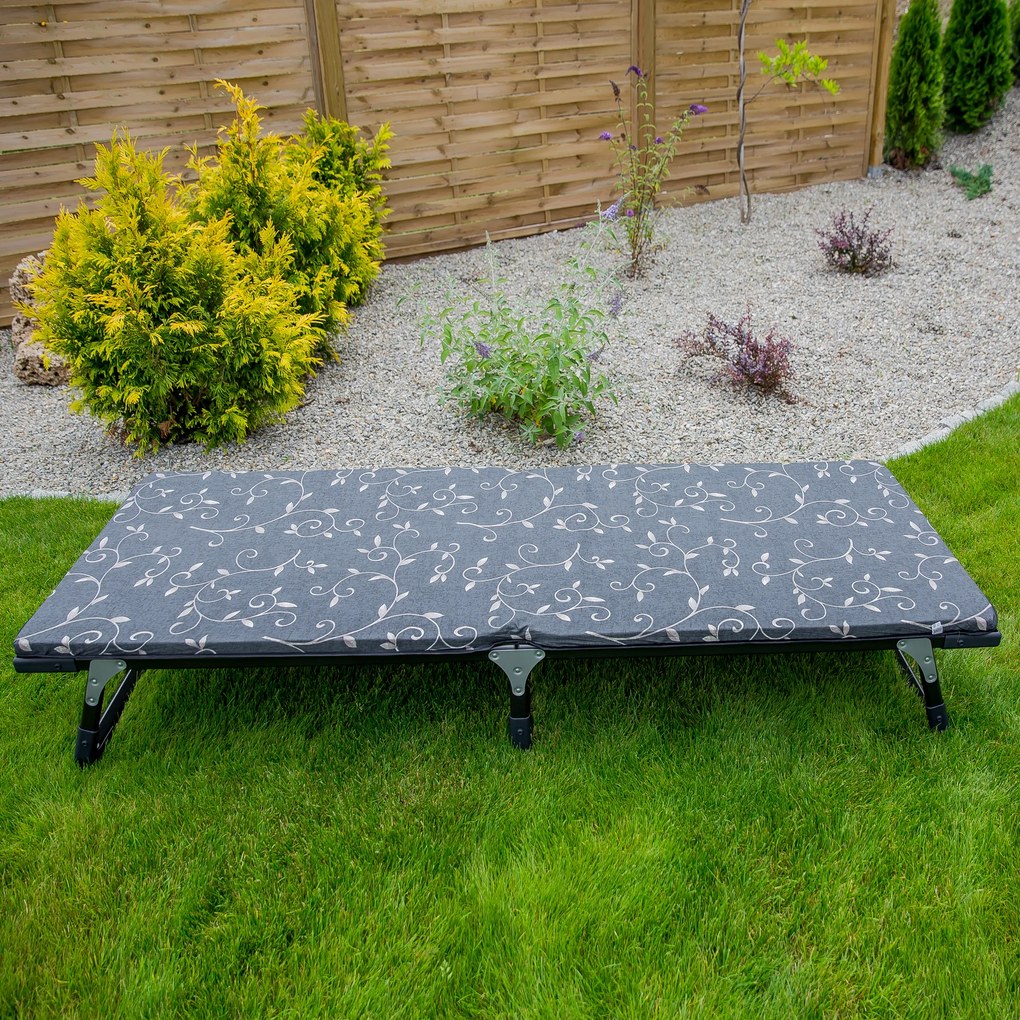 Łóżko polowe z materacem Lux G001-07PB PATIO