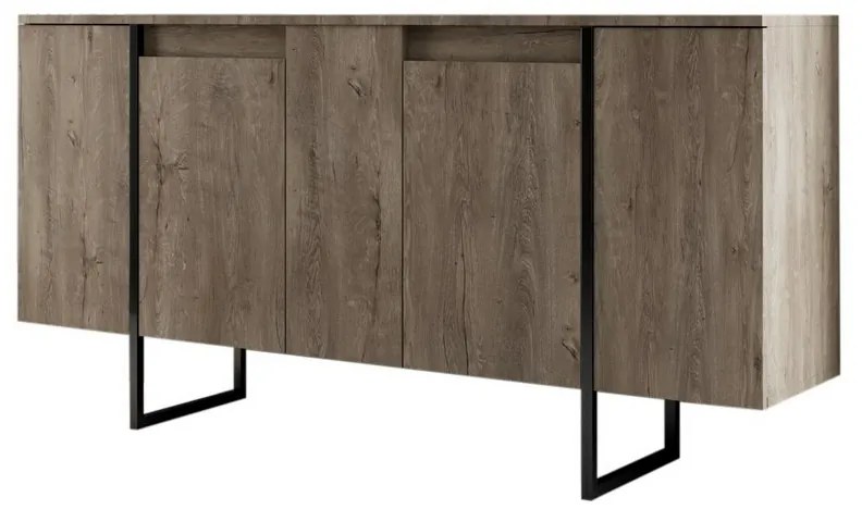 Szafka Luxe Walnut and Black