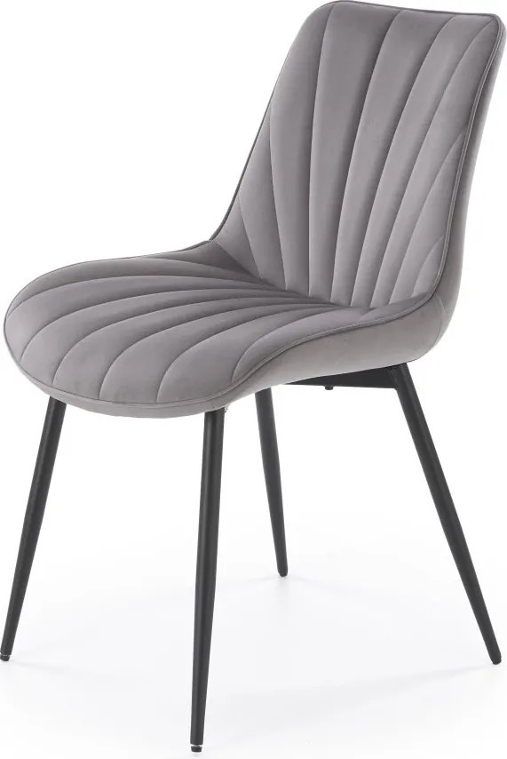 Krzesło do jadalni z przeszyciami K589 Halmar