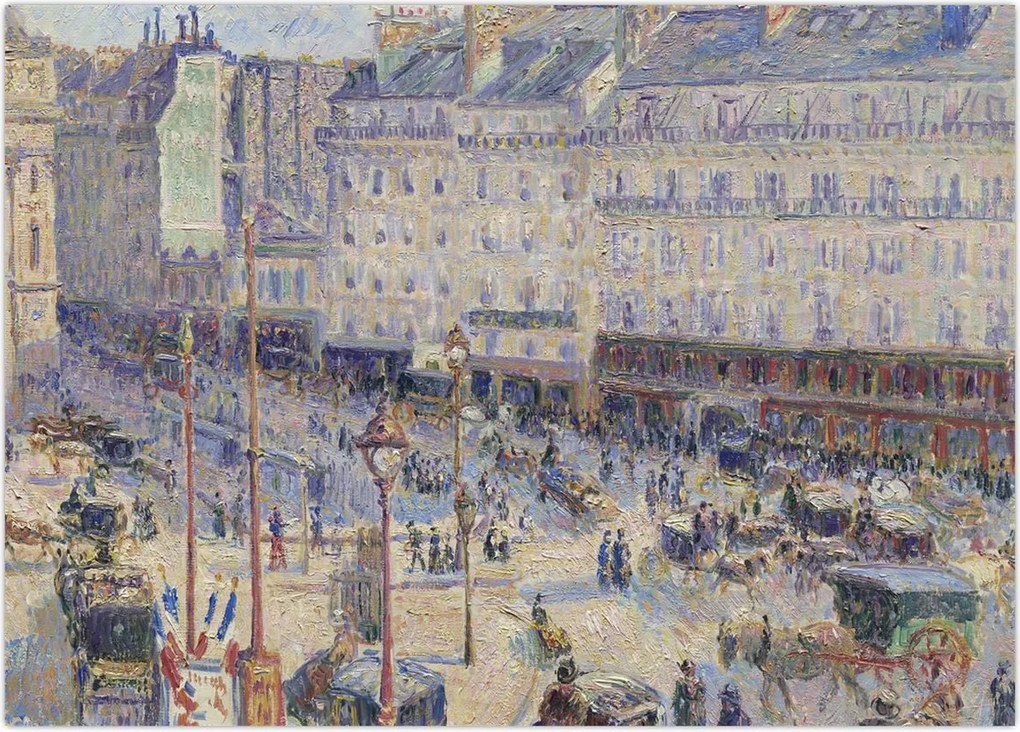Obraz - Camille Pissarro, The Place du Havre, reprodukcje (70x50 cm)