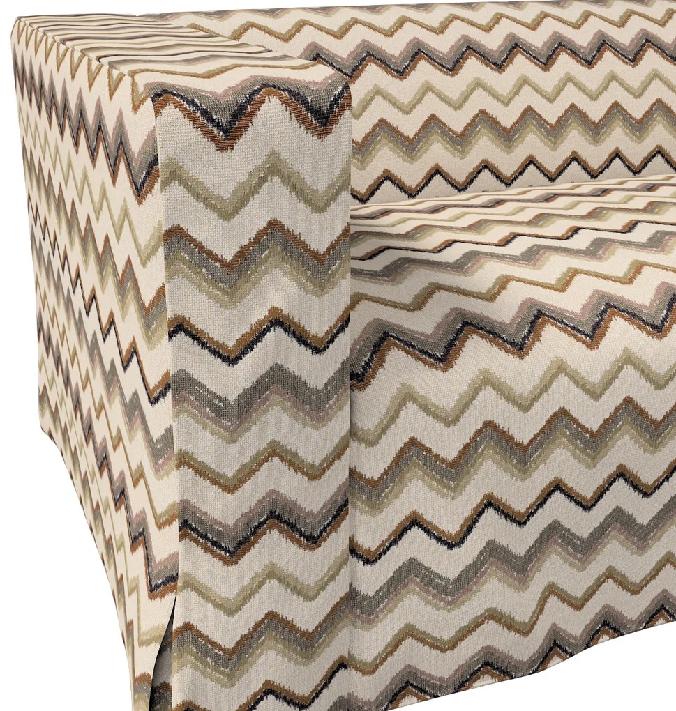 Pokrowiec na sofę Klippan 2-osobową długi z kontrafałdami