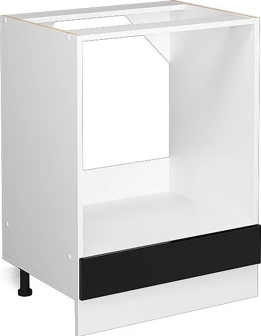 Szafka kuchenna czarny wysoki połysk 60x46x81.6 r-line