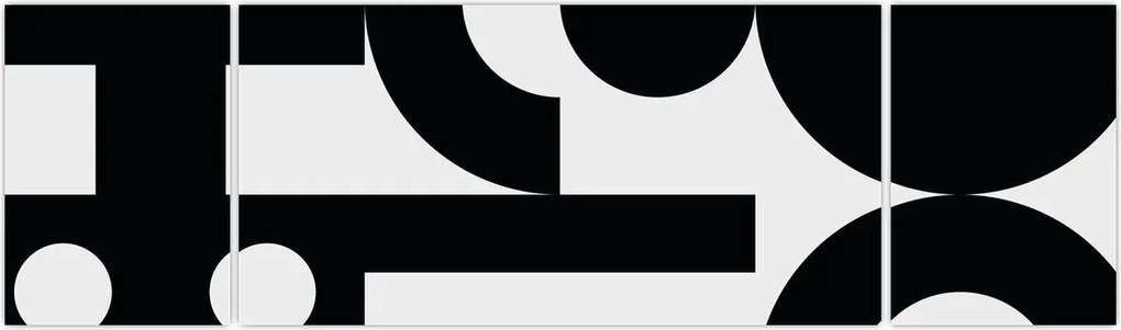 Obraz - Abstrakcja geometryczna N⁰3 (170x50 cm)