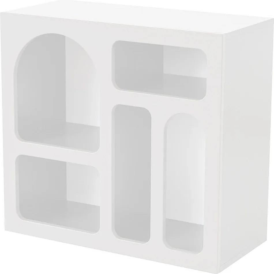 Konsola z 5 wnękami - Biały - LUELA