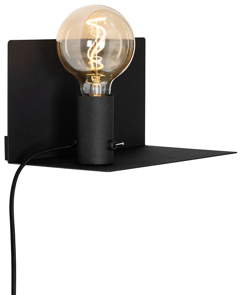 Nowoczesna lampa ścienna czarna magnetyczna regulowana - Muro Nowoczesny Oswietlenie wewnetrzne