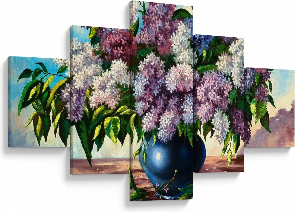 Obraz - Bukiet bzu (125x70 cm)