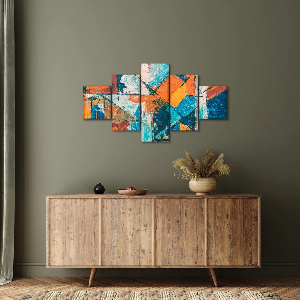 Obraz - Abstrakcja (125x70 cm)