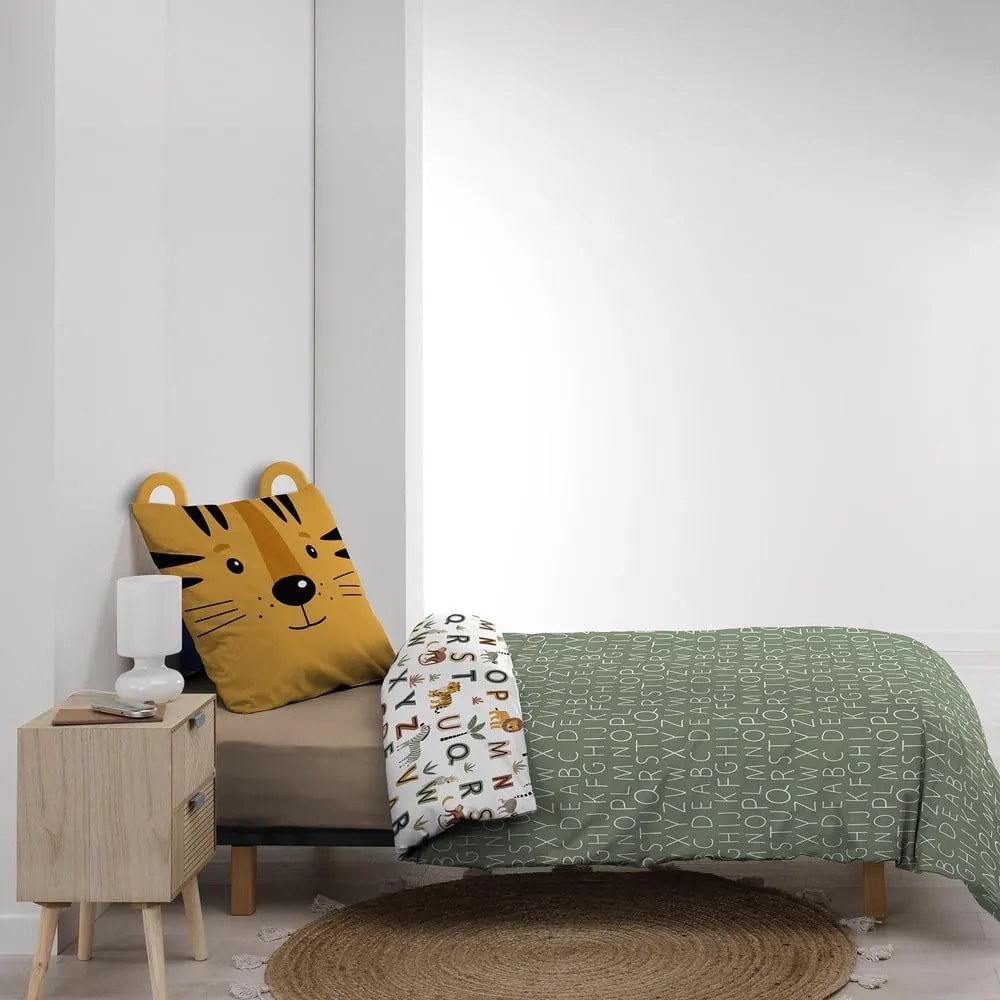 Bawełniana pościel dziecięca jednoosobowa 140x200 cm Tigry – douceur d'intérieur