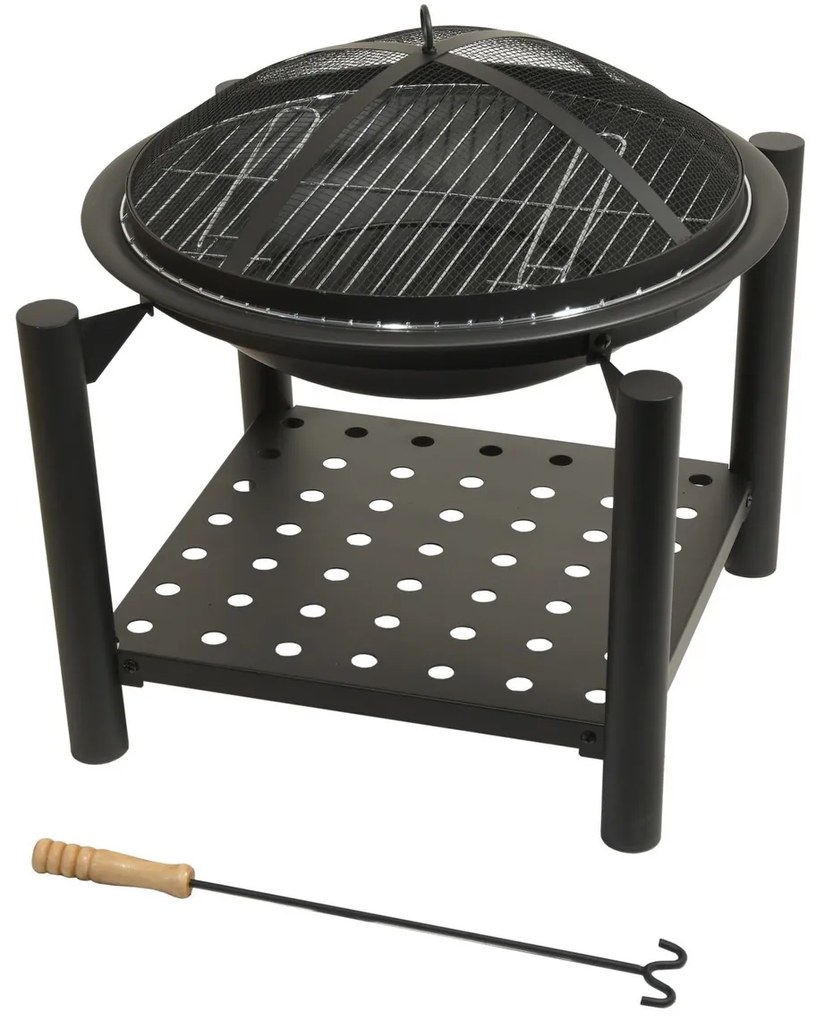 Cattara 13015 Palenisko z rusztem Sabatini, 54 x 55 x 54 cm