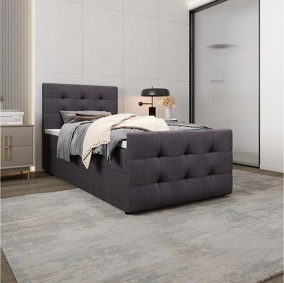 Łóżko kontynentalne MILANO 2 90x200 Cosmic 97