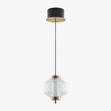 Lampa Sufitowa Wisząca Led Z Żelaza Z 1 Kulą Szklaną Necsar Złoto & A - Sklum