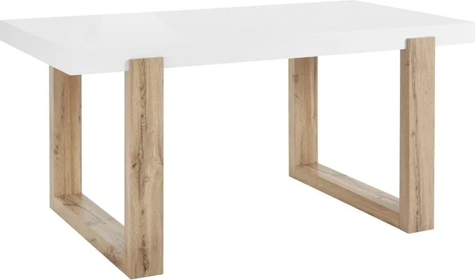 Biały stół 90x160 cm Solid – Støraa