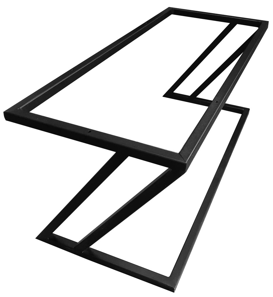 Ławka ZETA LOFT MG15 pufa podnóżek metal