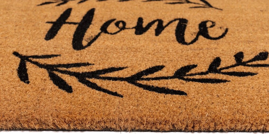 Wycieraczka Kokosowa 45x75 cm Home z gałązkami antypoślizgowa pod Drzwi