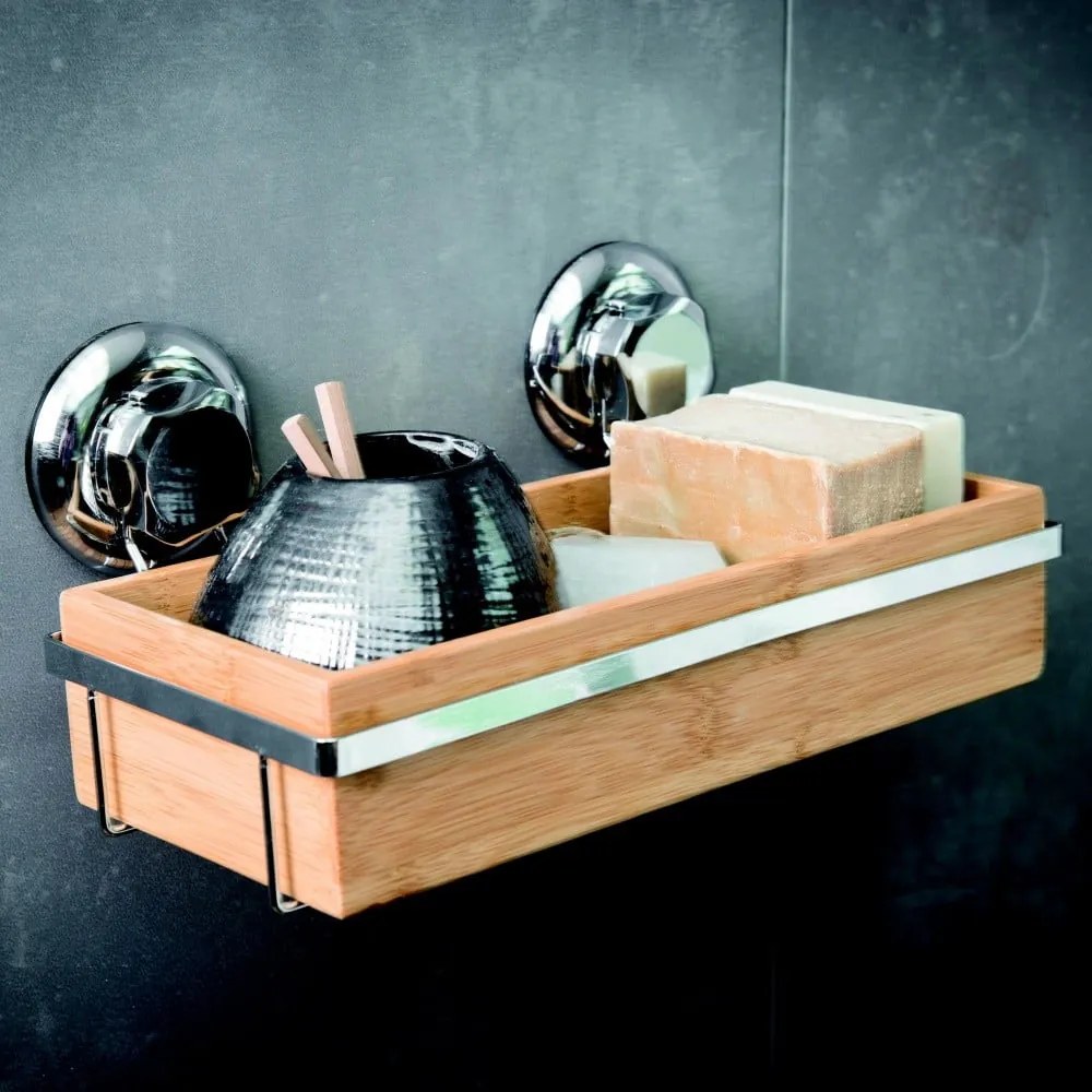Bambusowy uchwyt na akcesoria łazienkowe Compactor Spa