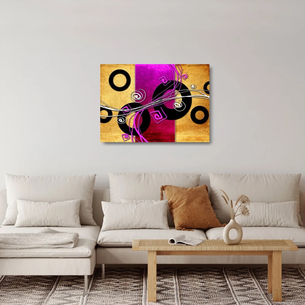 Obraz na szkle abstrakcji (70x50 cm)