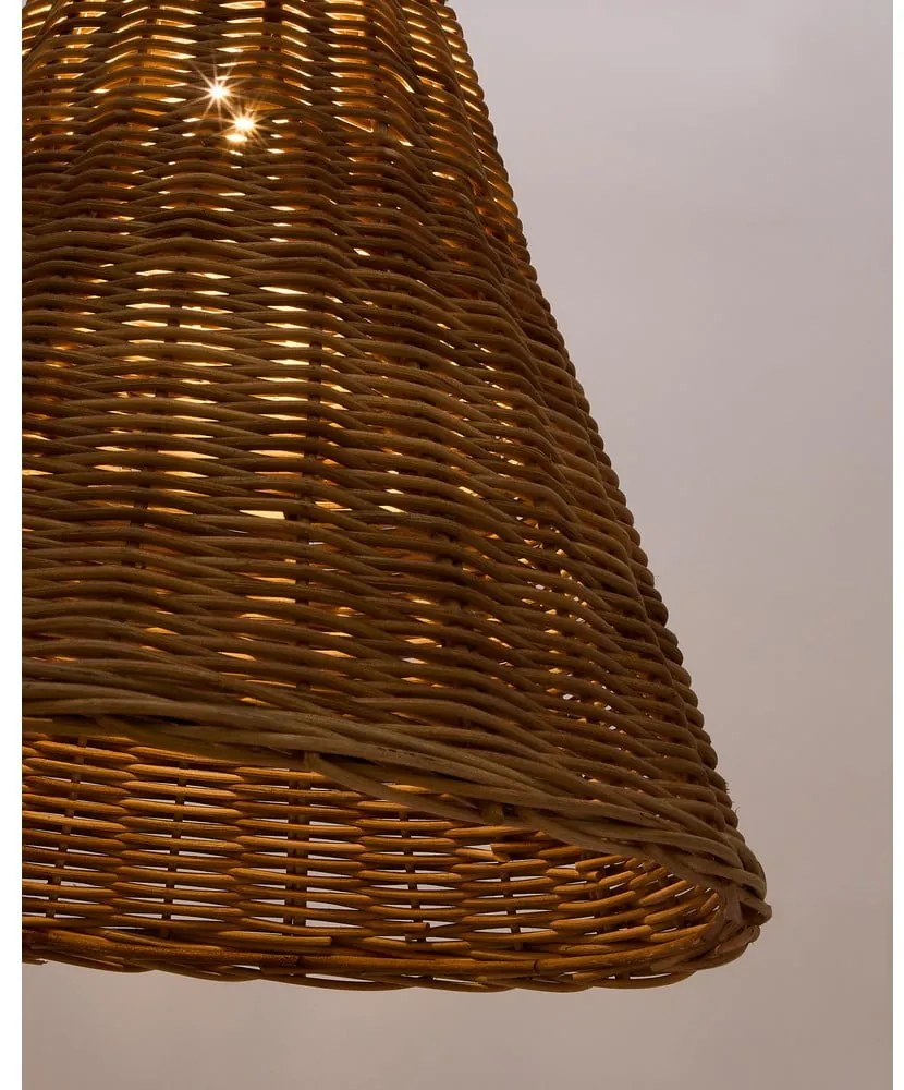 Rattanowy abażur w naturalnym kolorze ø 60 cm Calvia – Kave Home