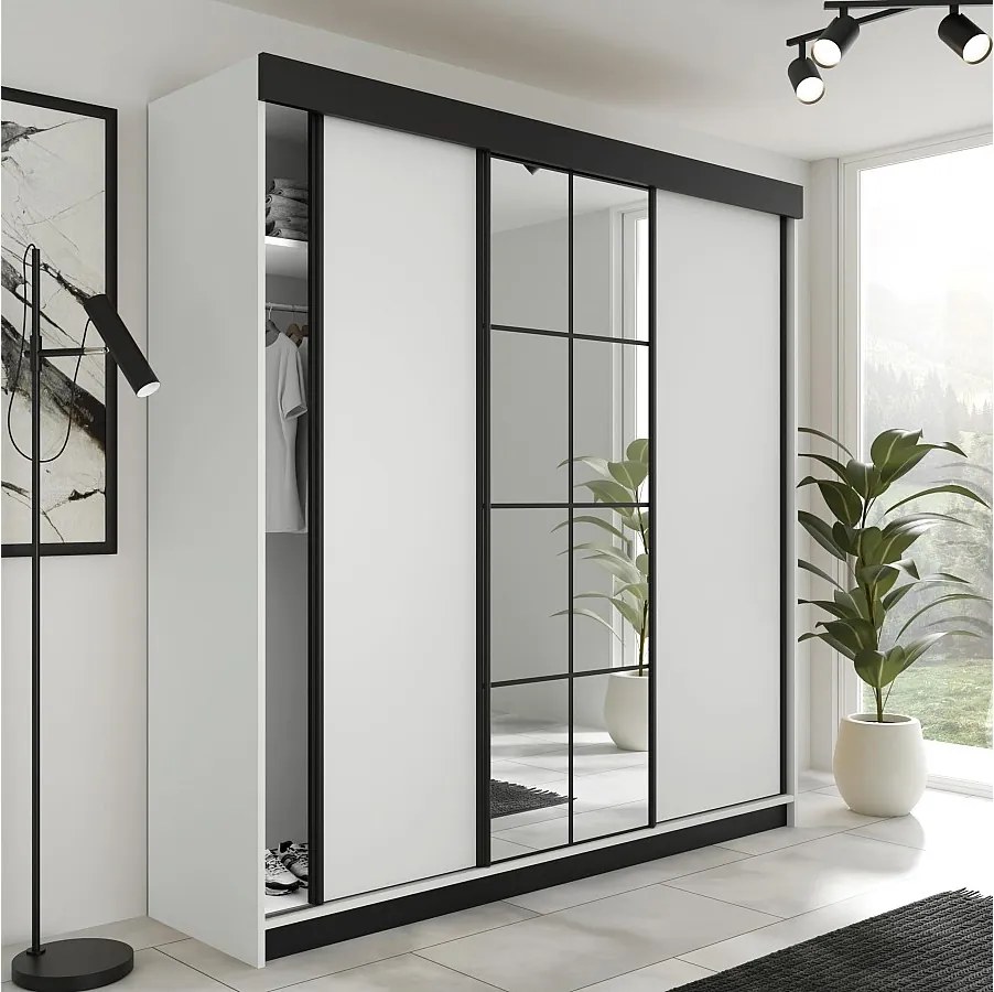 Szafa Przesuwna LAMARO 200 Biały