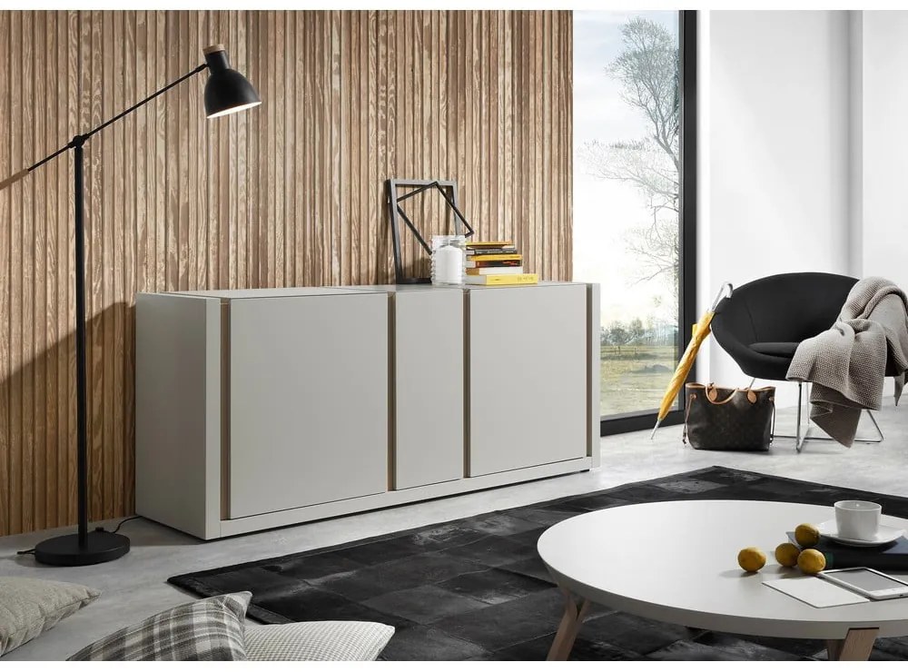 Biały stolik Kave Home Solid, ø 90 cm