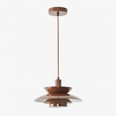 Lampa Sufitowa Alicia Z Żelaza Brązowy Coffee - Sklum