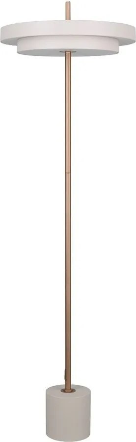 Lampa stojąca LED ze ściemniaczem w kolorze kości słoniowej (wysokość 138 cm) Keaton – Trio