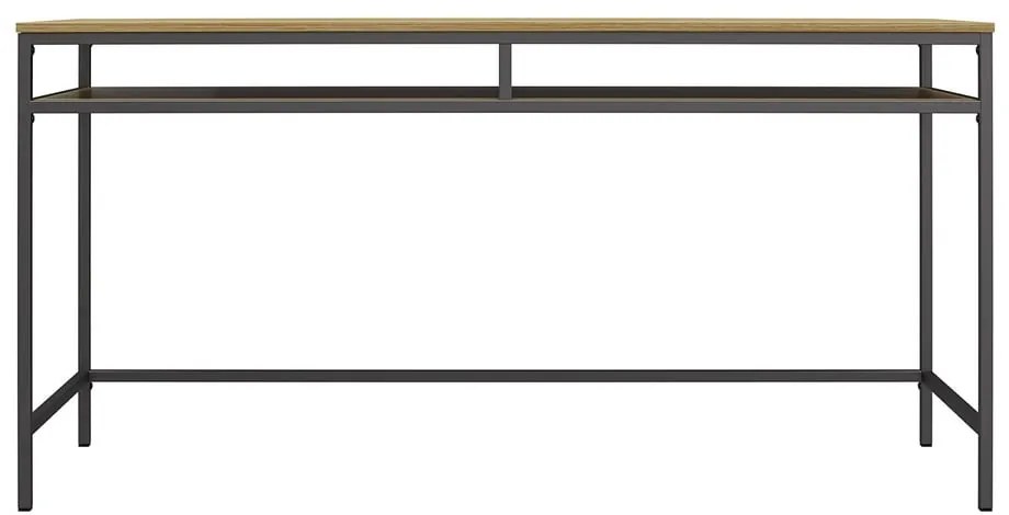 Biurko z blatem w dekorze dębu 51x153 cm Bradford – Støraa