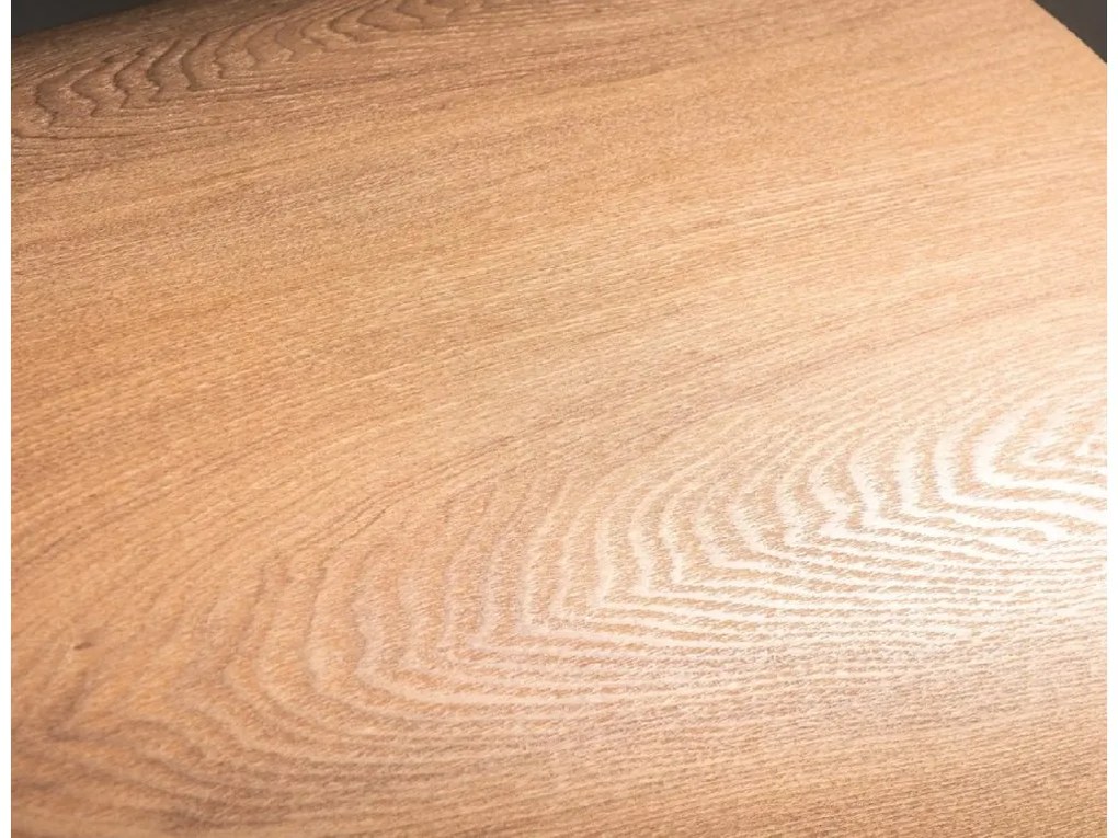 Okrągły stół jadalniany ANGEL 120x120 cm, dekor dąb